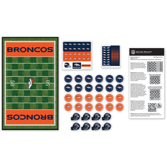 Denver Broncos Checkers - 757 Sports Collectibles