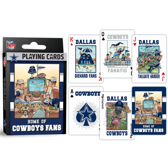 Dallas Cowboys Fan Deck Playing Cards - 54 Card Deck - 757 Sports Collectibles