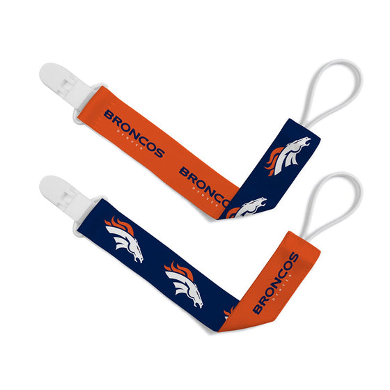 Denver Broncos - Pacifier Clip 2-Pack - 757 Sports Collectibles