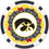 Iowa Hawkeyes 100 Piece Poker Chips - 757 Sports Collectibles