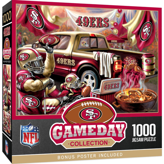 San Francisco 49ers - Gameday 1000 Piece Jigsaw Puzzle - 757 Sports Collectibles