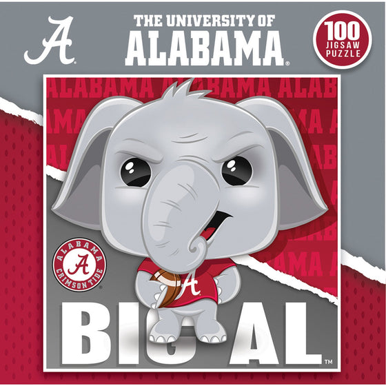 Big Al - Alabama Crimson Tide Mascot 100 Piece Jigsaw Puzzle - 757 Sports Collectibles