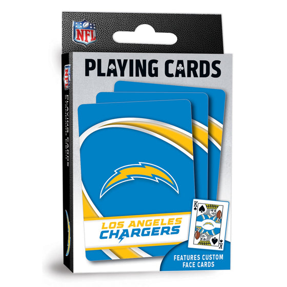 Los Angeles Chargers Playing Cards - 54 Card Deck - 757 Sports Collectibles