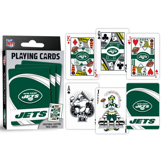 New York Jets Playing Cards - 54 Card Deck - 757 Sports Collectibles