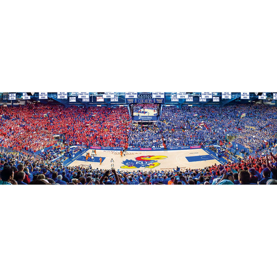 Kansas Jayhawks - 1000 Piece Panoramic Jigsaw Puzzle - 757 Sports Collectibles