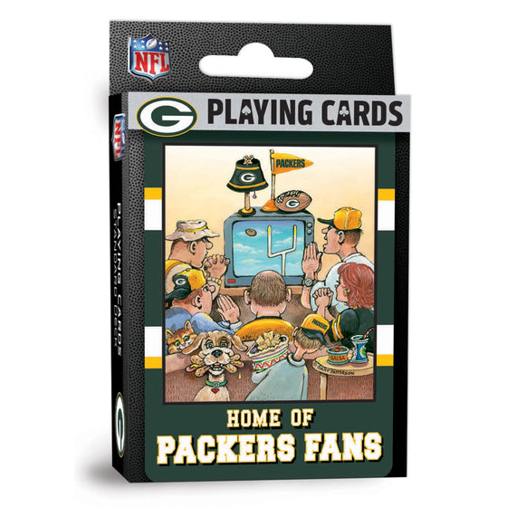 Green Bay Packers Fan Deck Playing Cards - 54 Card Deck - 757 Sports Collectibles