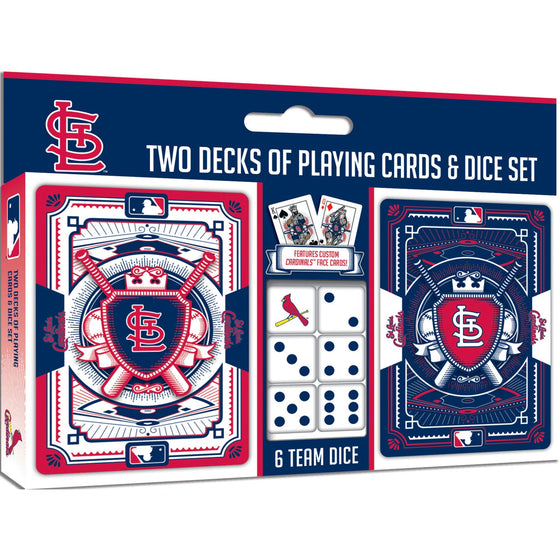 St. Louis Cardinals - 2-Pack Playing Cards & Dice Set - 757 Sports Collectibles