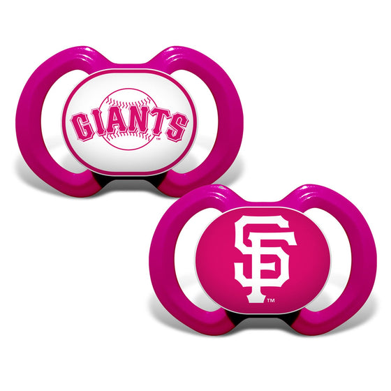 San Francisco Giants - Pink Pacifier 2-Pack - 757 Sports Collectibles