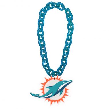 DOLPHINS (TEAL) FAN CHAIN - 757 Sports Collectibles