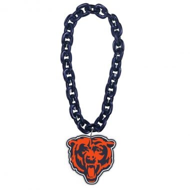 BEARS HEAD (NAVY) FAN CHAIN - 757 Sports Collectibles