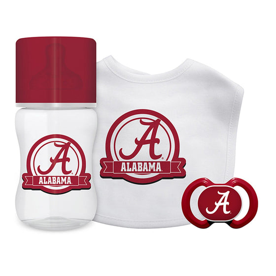 Alabama Crimson Tide - 3-Piece Baby Gift Set - 757 Sports Collectibles