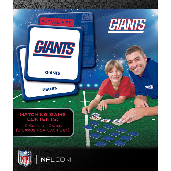 New York Giants Matching Game - 757 Sports Collectibles