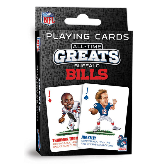 Buffalo Bills All-Time Greats Playing Cards - 54 Card Deck - 757 Sports Collectibles