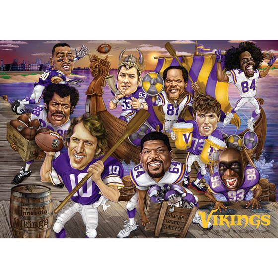 Minnesota Vikings - All Time Greats 500 Piece Jigsaw Puzzle - 757 Sports Collectibles