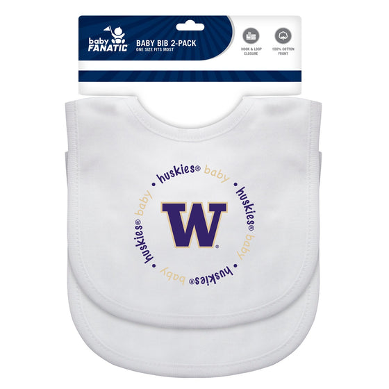 Washington Huskies - Baby Bibs 2-Pack - 757 Sports Collectibles