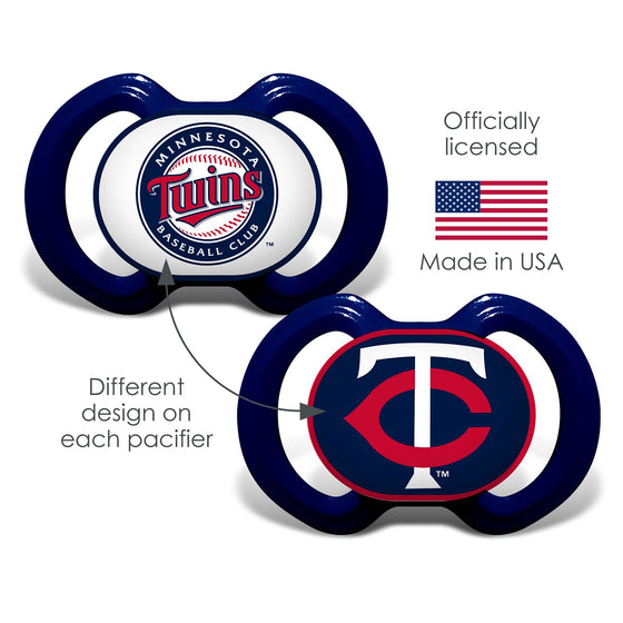 Minnesota Twins - Pacifier 2-Pack - 757 Sports Collectibles