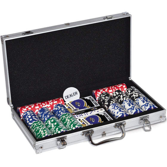 Baltimore Ravens 300 Piece Poker Set - 757 Sports Collectibles