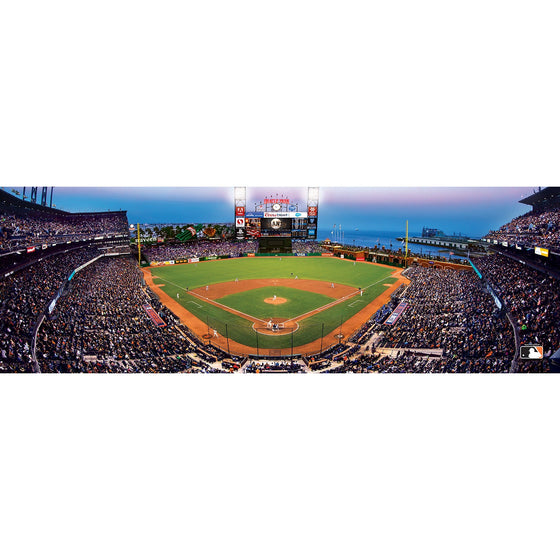 San Francisco Giants - 1000 Piece Panoramic Jigsaw Puzzle - 757 Sports Collectibles