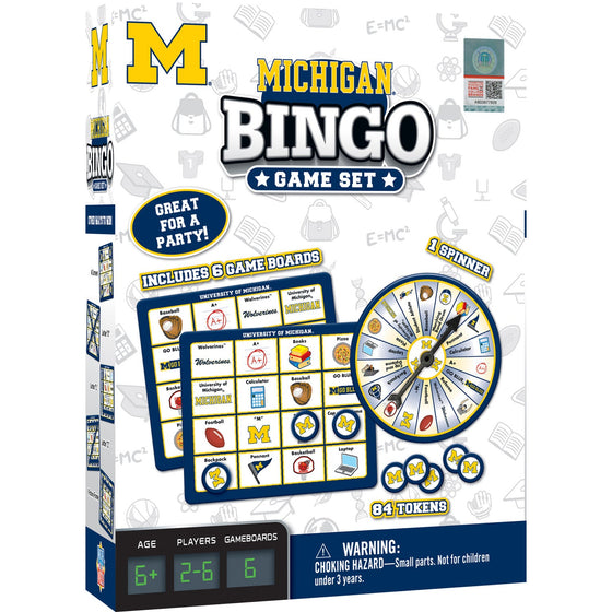 Michigan Wolverines Bingo Game - 757 Sports Collectibles