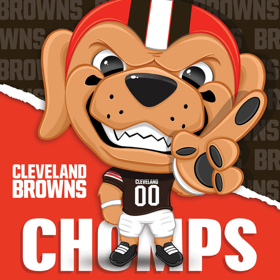 Chomps - Cleveland Browns Mascot 100 Piece Jigsaw Puzzle - 757 Sports Collectibles