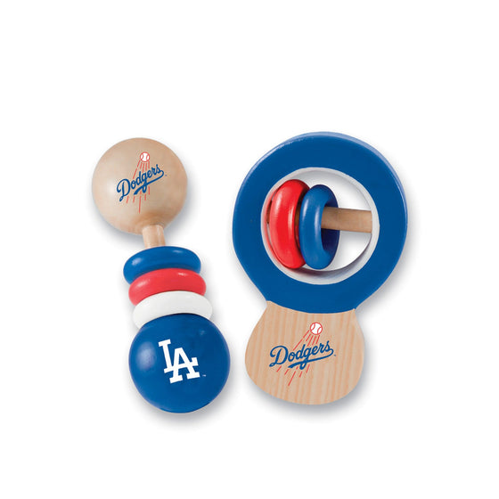 Los Angeles Dodgers - Baby Rattles 2-Pack - 757 Sports Collectibles