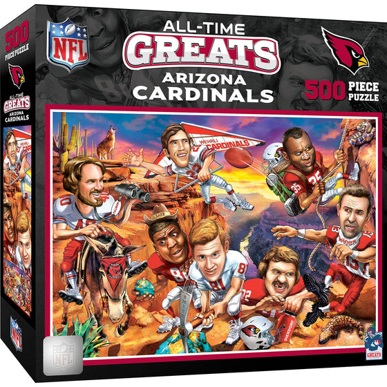 Arizona Cardinals - All Time Greats 500 Piece Jigsaw Puzzle - 757 Sports Collectibles