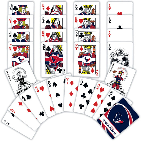 Houston Texans Playing Cards - 54 Card Deck - 757 Sports Collectibles