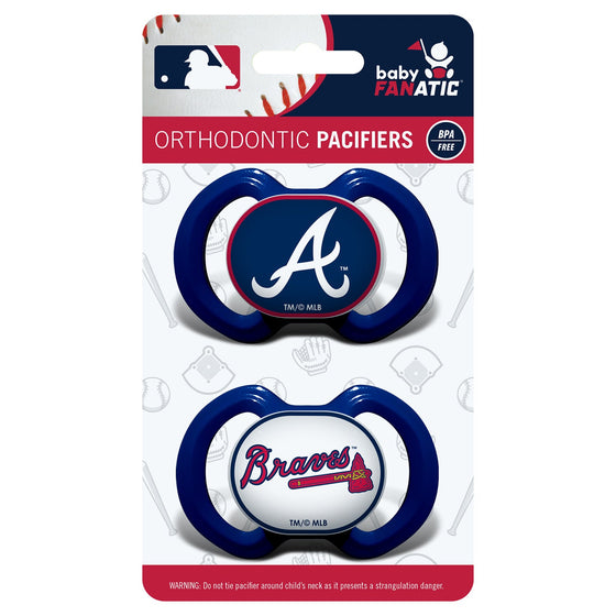 Atlanta Braves - Pacifier 2-Pack - 757 Sports Collectibles