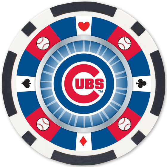 Chicago Cubs 100 Piece Poker Chips - 757 Sports Collectibles