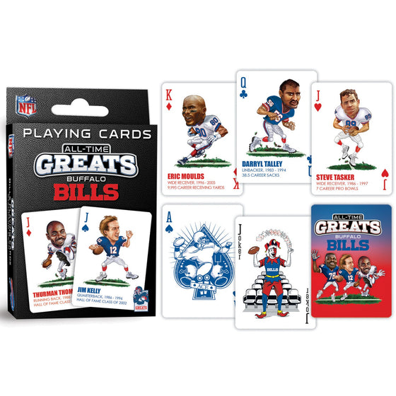 Buffalo Bills All-Time Greats Playing Cards - 54 Card Deck - 757 Sports Collectibles