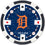 Detroit Tigers 100 Piece Poker Chips - 757 Sports Collectibles