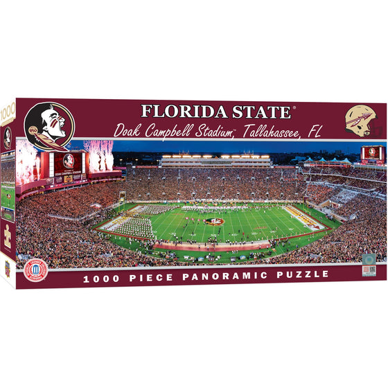 Florida State Seminoles - 1000 Piece Panoramic Jigsaw Puzzle - 757 Sports Collectibles