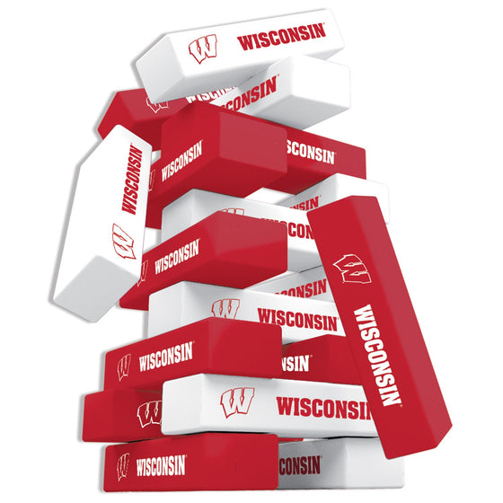 Wisconsin Badgers Tumble Tower - 757 Sports Collectibles