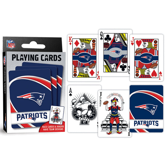 New England Patriots Playing Cards - 54 Card Deck - 757 Sports Collectibles