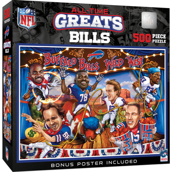 Buffalo Bills - All Time Greats 500 Piece Jigsaw Puzzle - 757 Sports Collectibles