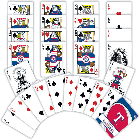 Texas Rangers Playing Cards - 54 Card Deck - 757 Sports Collectibles