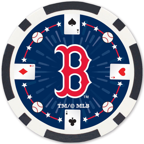 Boston Red Sox 100 Piece Poker Chips - 757 Sports Collectibles