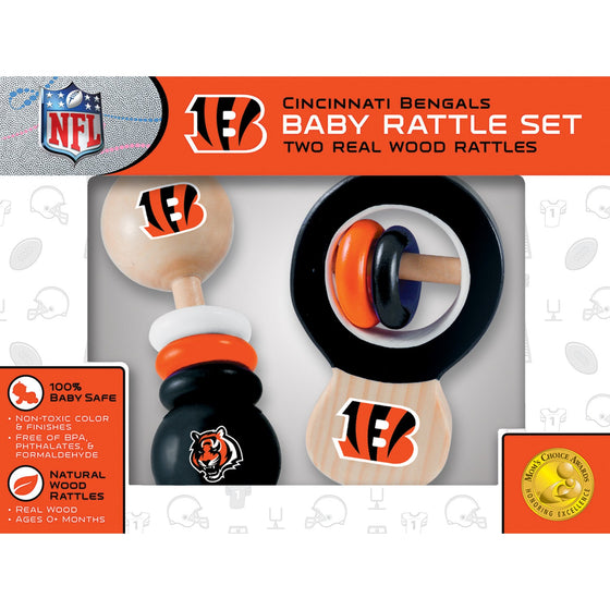 Cincinnati Bengals - Baby Rattles 2-Pack - 757 Sports Collectibles