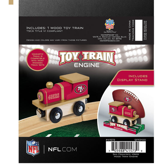 San Francisco 49ers Toy Train Engine - 757 Sports Collectibles