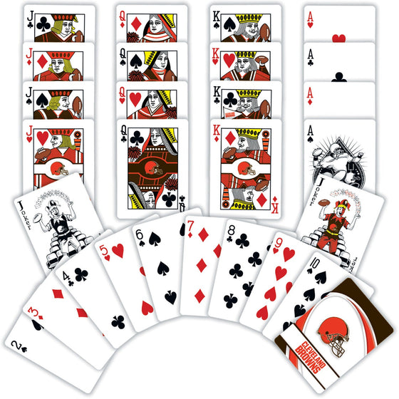 Cleveland Browns Playing Cards - 54 Card Deck - 757 Sports Collectibles