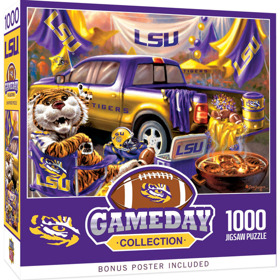 LSU Tigers - Gameday 1000 Piece Jigsaw Puzzle - 757 Sports Collectibles