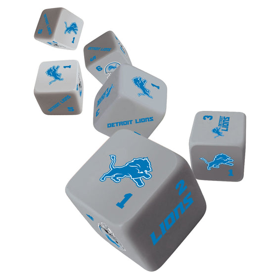 Detroit Lions Dice Set - 19mm - 757 Sports Collectibles