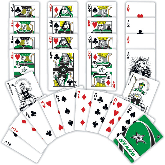 Dallas Stars Playing Cards - 54 Card Deck - 757 Sports Collectibles