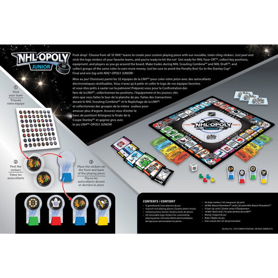 NHL Opoly Junior - 757 Sports Collectibles