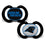 Carolina Panthers - Pacifier 2-Pack - 757 Sports Collectibles