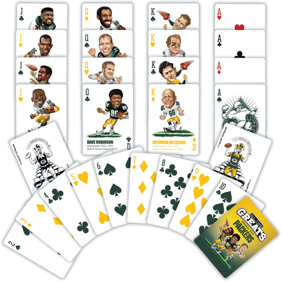 Green Bay Packers All-Time Greats Playing Cards - 54 Card Deck - 757 Sports Collectibles