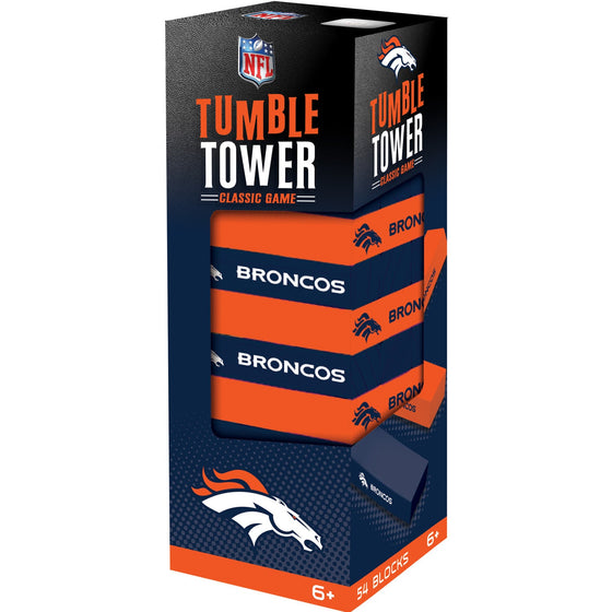 Denver Broncos Tumble Tower - 757 Sports Collectibles