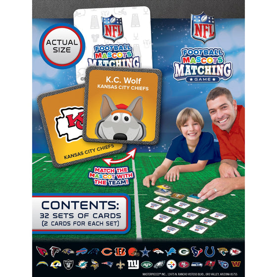 NFL Mascots Matching Game - 757 Sports Collectibles