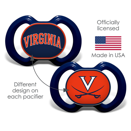 Virginia Cavaliers - Pacifier 2-Pack - 757 Sports Collectibles