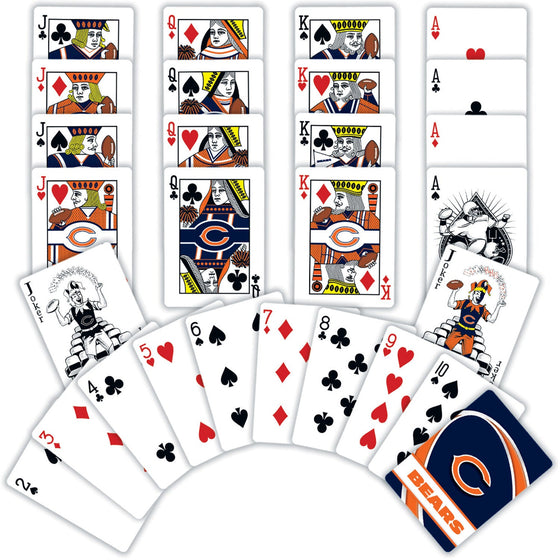 Chicago Bears Playing Cards - 54 Card Deck - 757 Sports Collectibles